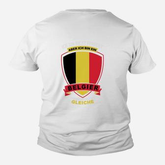 Belgien-Fan Kinder Tshirt Aber ich bin ein Belgier für Fußballfans - Seseable