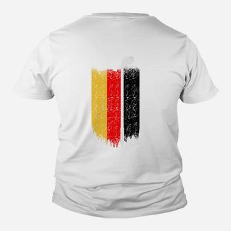 Herren Kinder Tshirt Belgien-Flagge Grunge-Stil, Abstraktes Design Tee - Seseable