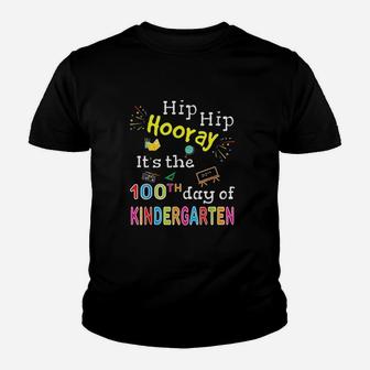 100 Days Of School Gift For Kids Boys Kindergarten Kid T-Shirt - Seseable