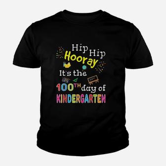100 Days Of School Gift For Kids Boys Kindergarten Teacher Kid T-Shirt - Seseable