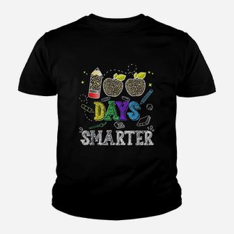 100 Days Smarter Teacher Student Kid T-Shirt - Seseable