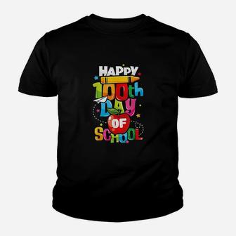 100th Day Of School Gift Teachers Kids Child Happy 100 Days Kid T-Shirt - Seseable