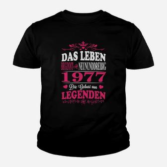 1977 Das Leben Legenden Kinder T-Shirt - Seseable