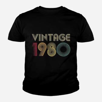 1980 Birthday Gift Vintage Retro 1980 Kid T-Shirt - Seseable