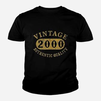 2000 Vintage 22 Years Old 22nd Birthday Anniversary Gift Kid T-Shirt - Seseable