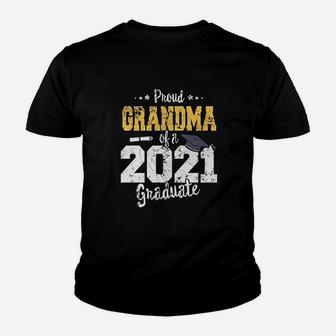 2021 Graduation Grandma Gift Proud Grandma Of 2021 Graduate Kid T-Shirt - Seseable