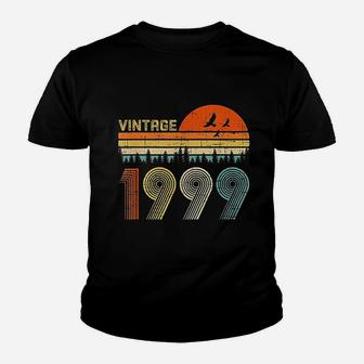 23rd Birthday Gift Vintage 1999 Retro Bday 23 Years Old Kid T-Shirt - Seseable