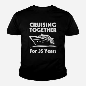 35 Years Together 35th Wedding Anniversary Gift Ideas Kid T-Shirt - Seseable