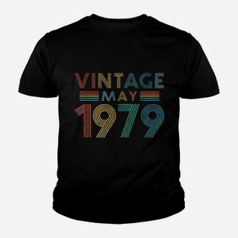 42nd Birthday Gift Vintage May 1979 Forty Years Old Kid T-Shirt - Seseable