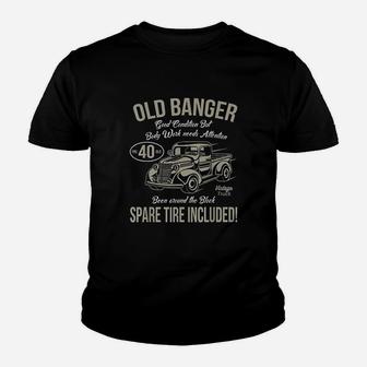 40th Birthday Vintage Old Banger 40 Years Old Kid T-Shirt - Seseable