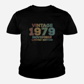 42nd Birthday Gift Vintage November 1979 Forty One Years Old Kid T-Shirt - Seseable