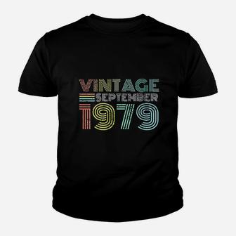 42nd Birthday Gift Vintage September 1979 Forty Years Old Kid T-Shirt - Seseable