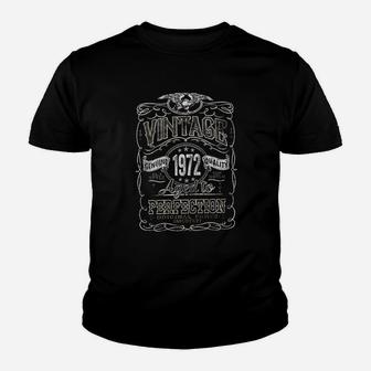 Birthday Gift Vintage 1972 Aged To Perfection Kid T-Shirt - Seseable