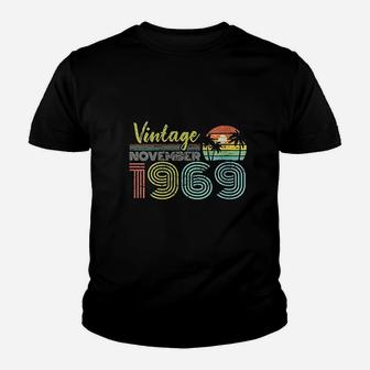 Birthday Gift Vintage November 1969 Kid T-Shirt - Seseable
