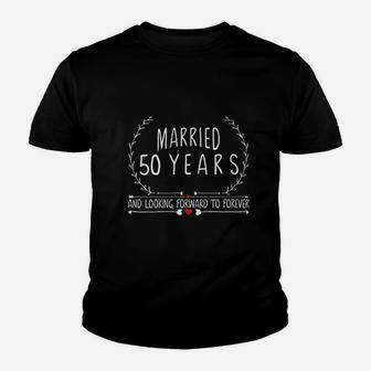 50th Wedding Anniversary Gifts For Wife Parents And Couples Kid T-Shirt | Seseable CA