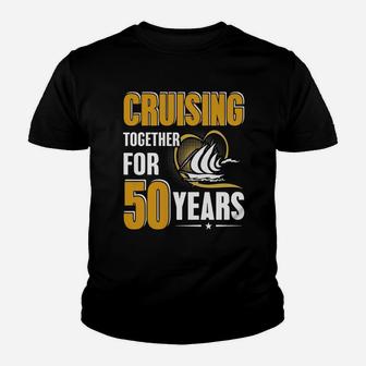50th Wedding Anniversary Shirts Cruising Together Kid T-Shirt | Seseable CA