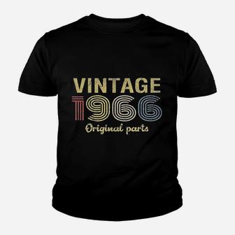 56th Birthday Retro Birthday Vintage 1966 Original Parts Kid T-Shirt - Seseable