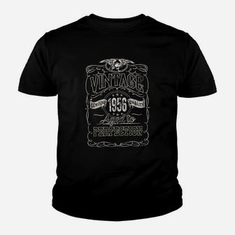 65th Birthday Gift Vintage 1956 Aged To Perfection Kid T-Shirt - Seseable
