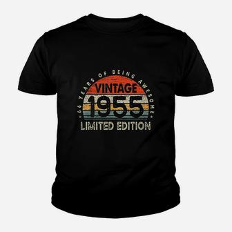 66th Birthday Gift 66 Years Old Being Awesome Vintage Kid T-Shirt - Seseable