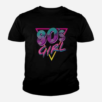 80s Girl Birthday Party Costume Retro Vintage Gift Kid T-Shirt - Seseable