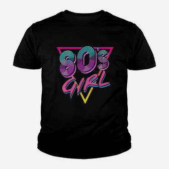 80s Girl Birthday Party Costume Retro Vintage Gift Women Kid T-Shirt - Seseable