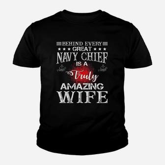 A Truly Amazing Wife Navy Chief Kid T-Shirt - Seseable