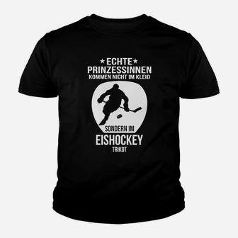 Achtung Eishockey Prinzessinnen Kinder T-Shirt - Seseable