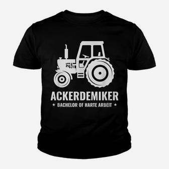 Ackerdemiker Landwirt Bauer Traktor Shir Kinder T-Shirt - Seseable