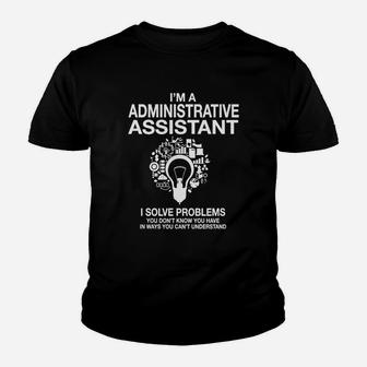 Administrative Assistant - Therapist Assistant Kid T-Shirt - Seseable