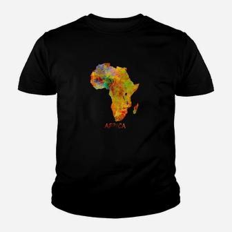 Africa Maps Painting Kid T-Shirt - Seseable