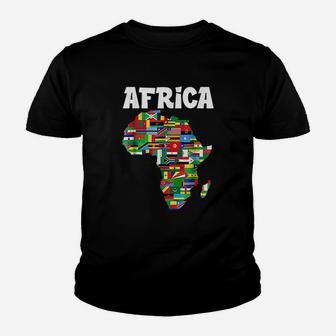 Africa Proud African Country Flags Continent Love Kid T-Shirt
