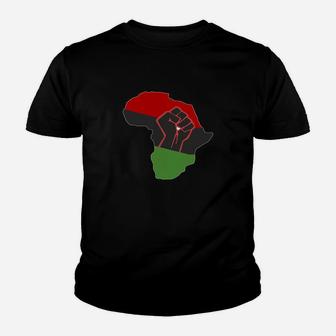 Africa T-shirt Pan-african American Decent Africa Continent Kid T-Shirt - Seseable