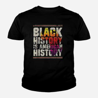 African Roots Pride Black Americans Gift Black History Month Kid T-Shirt - Seseable