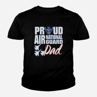 Air National Guard Dad Usa Air Force Military Kid T-Shirt - Seseable