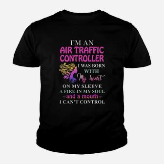 Air Traffic Controller Cant Control Kid T-Shirt - Seseable