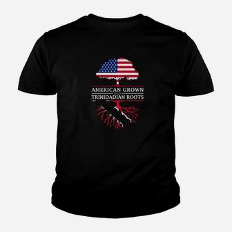 American Grown With Trinidadian Roots Trinidad Kid T-Shirt - Seseable