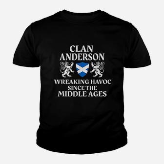 Anderson Scottish Family Clan Scotland Name Kid T-Shirt - Seseable