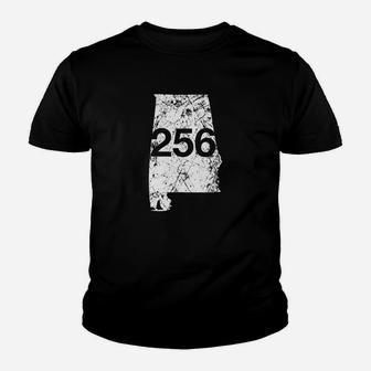Anniston Florence Huntsville Area Code 256 Alabama Kid T-Shirt - Seseable