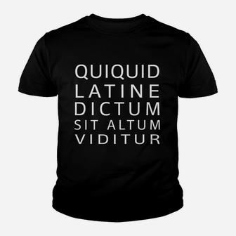 Anything Sounds Profound In Latin Funny Intelligent Youth T-shirt - Seseable