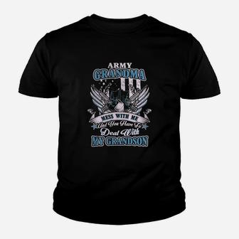 Army Grandma - Army Nana Kid T-Shirt - Seseable