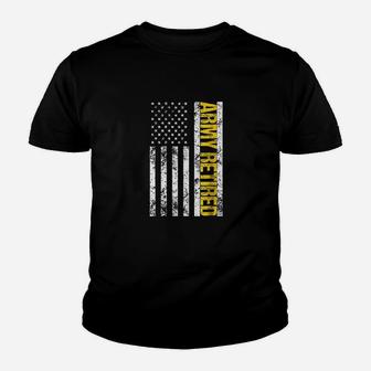 Army Retired Gift Military Us Army Retirement Kid T-Shirt - Seseable