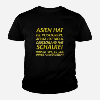 Asien Vogelgrippe Deutschland Schalke Kinder T-Shirt - Seseable