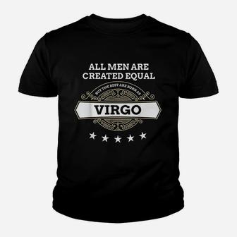 August September All Men Equal But Best Born As Virgo Kid T-Shirt - Seseable