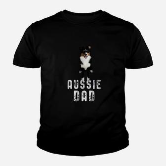 Australian Shepherd Gift Aussie Dog Dad Kid T-Shirt - Seseable
