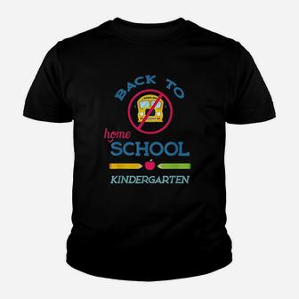 Back To Homeschool Kindergarten School Kids Teacher Kid T-Shirt - Seseable