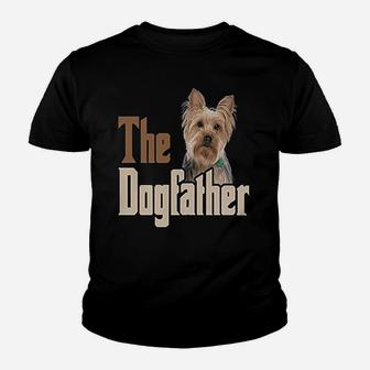 Bageyou The Dogfather Yorkie Apron Dog Dad Kitchen Baking Chef Apron Kid T-Shirt - Seseable