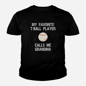 Ball Grandma Shirt - Funny Proud Tee Ball Grandma Favorite Kid T-Shirt - Seseable