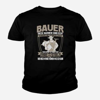 Bauer Ehre & Stolz Kinder Tshirt, Landwirtschaft Motiv Tee - Seseable