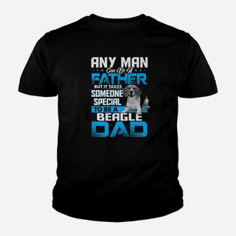 Beagle Dad Dog Lovers Fathers Day Gif Kid T-Shirt - Seseable