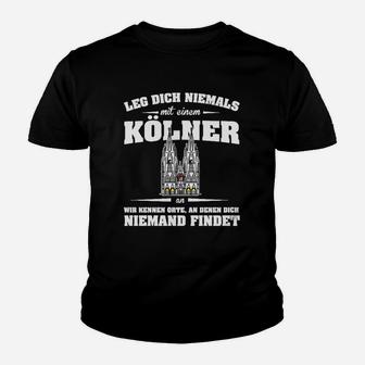 Bein Dich Niemals Kölner Kinder T-Shirt - Seseable